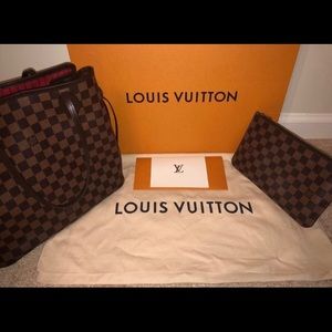 LOUIS VUITTON Damier Ebene Neo Neverfull MM